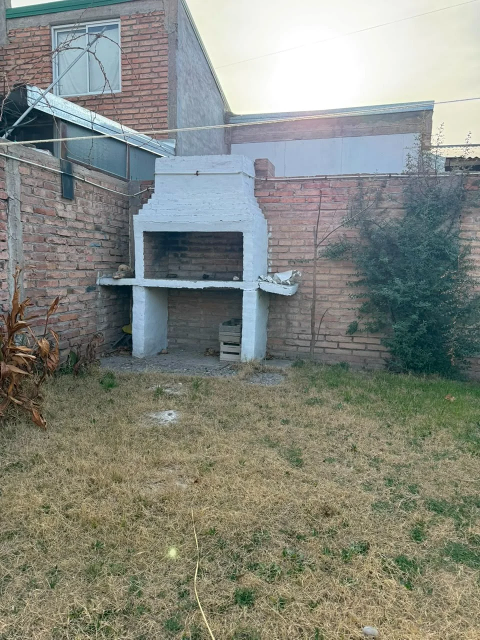 Patio con parrilla
