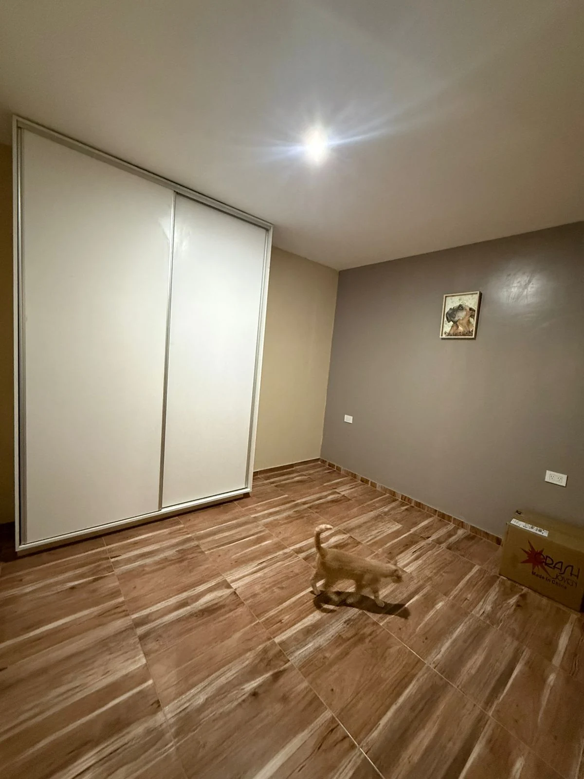 Dormitorio con placard